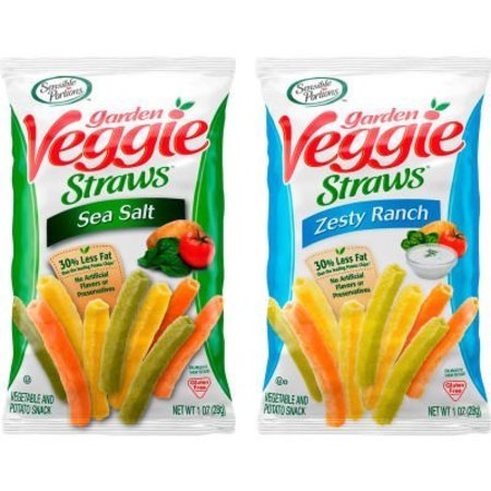 GREEN RABBIT HOLDINGS SENSIBLE PORTIONS Garden Veggie Straws Variety Pack, 1 oz, 30 Count 22000413